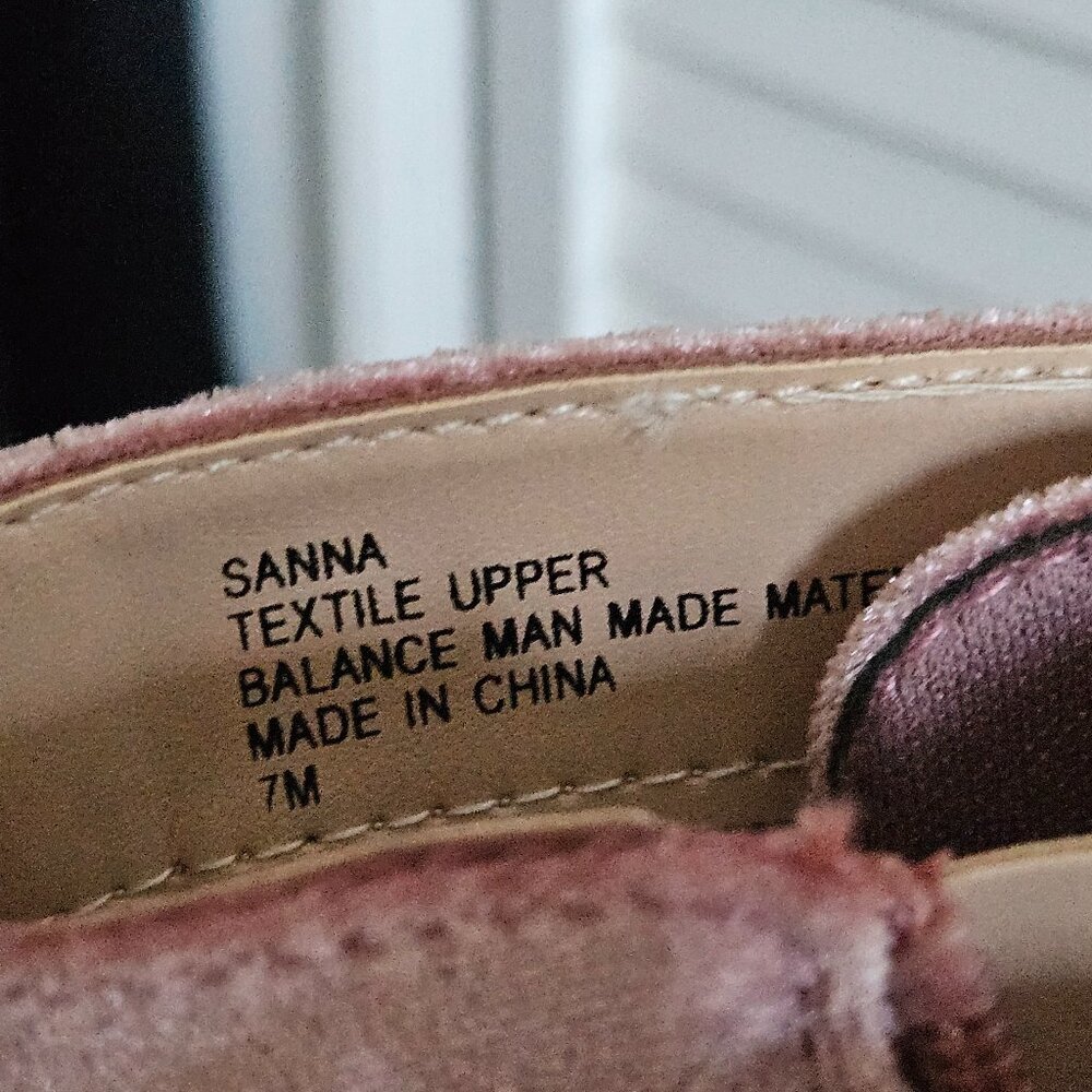 CROWN & IVY SANNA Pink Grandma Prairie Lace-Up Boots Crushed Velvet Cosplay Sz.7 - Picture 5 of 12